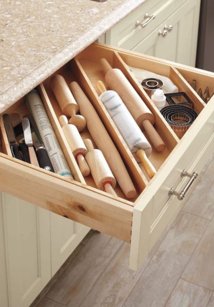 Kitchen counter between elegance and effectiveness