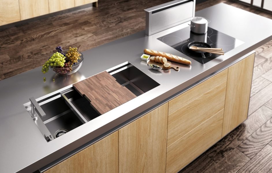 Kitchen counter between elegance and effectiveness