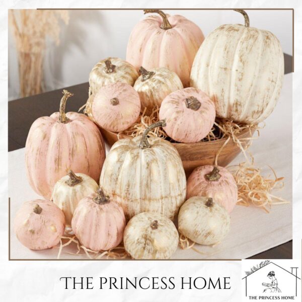 Gold Brush Pink Pumpkins