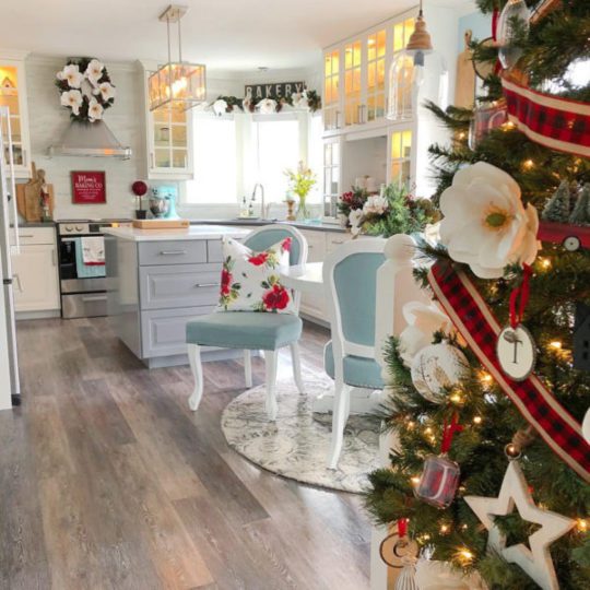 Cozy Christmas farmhouse Simple home tour