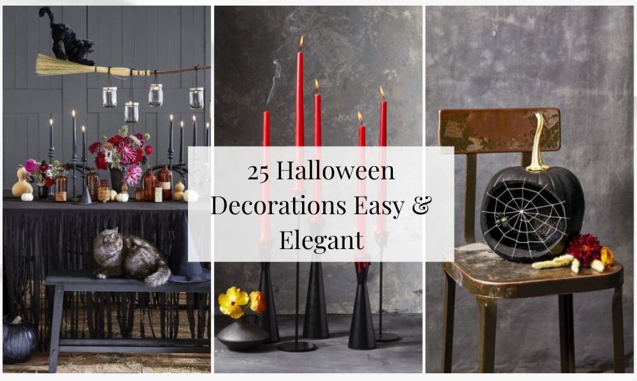 25 Halloween Decorations Easy & Elegant