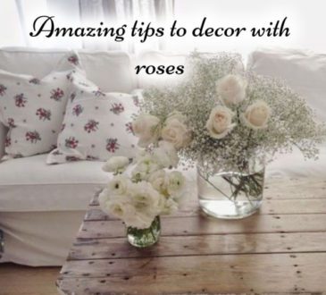 decor with roses