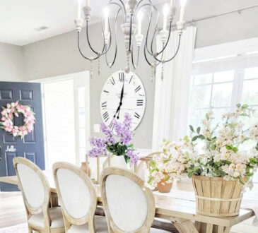 Beautiful farmhouse chic style