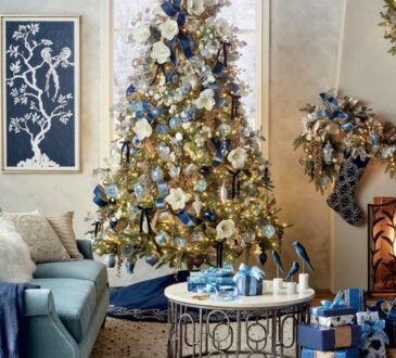Elegant 30 Blue Christmas decoration