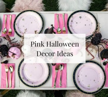 Pink Halloween Decor Ideas