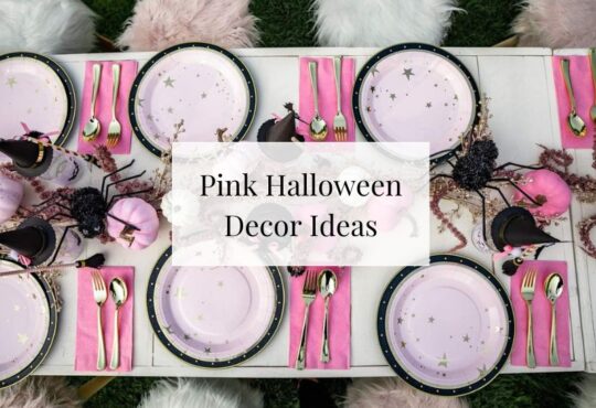 Pink Halloween Decor Ideas