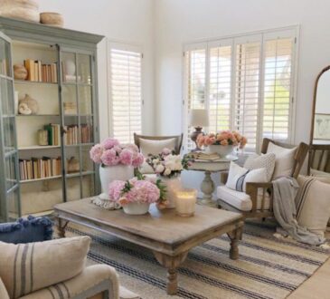 Country Home Filled With Fresh Florals