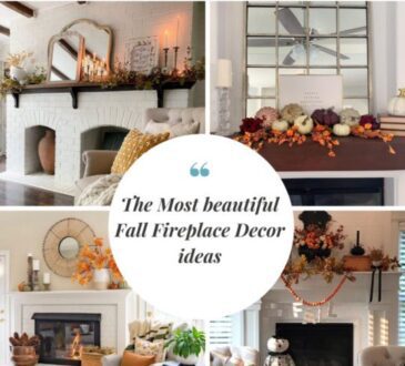 The Most beautiful Fall Fireplace Decor ideas