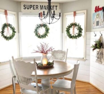 Farmhouse Christmas home wonderful tour