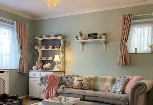 Amazing cozy family house in country style