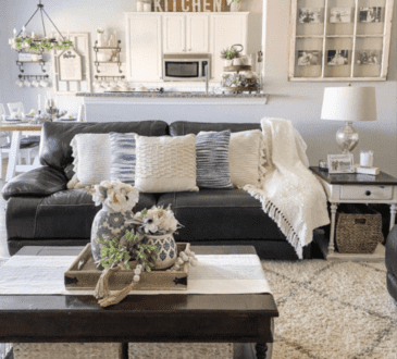 Farmhouse tour refreshed with simple fresh greens